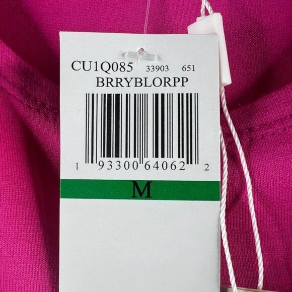 Cupio Women's CU1Q085 Short Sleeve Stretch Jersey Dress Size Medium Berry - Picture 4 of 7